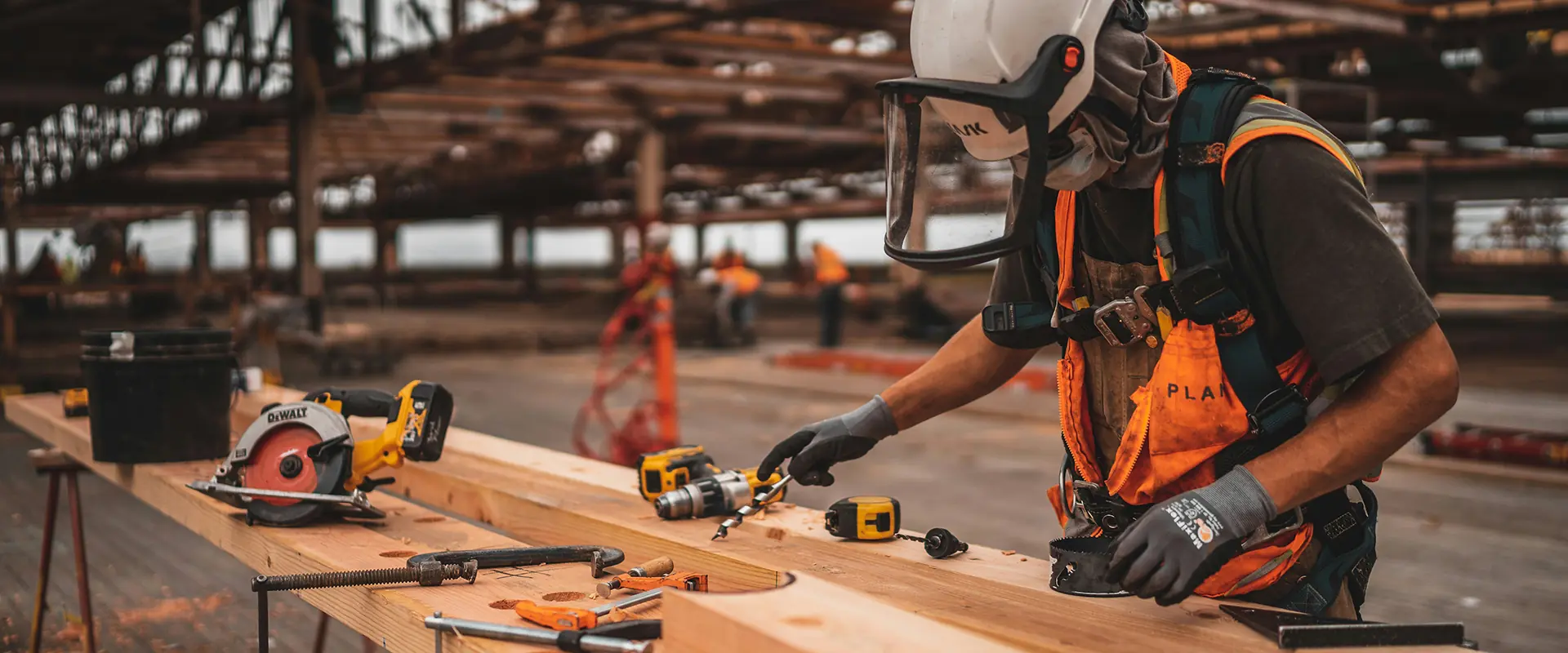 Man working in construction
